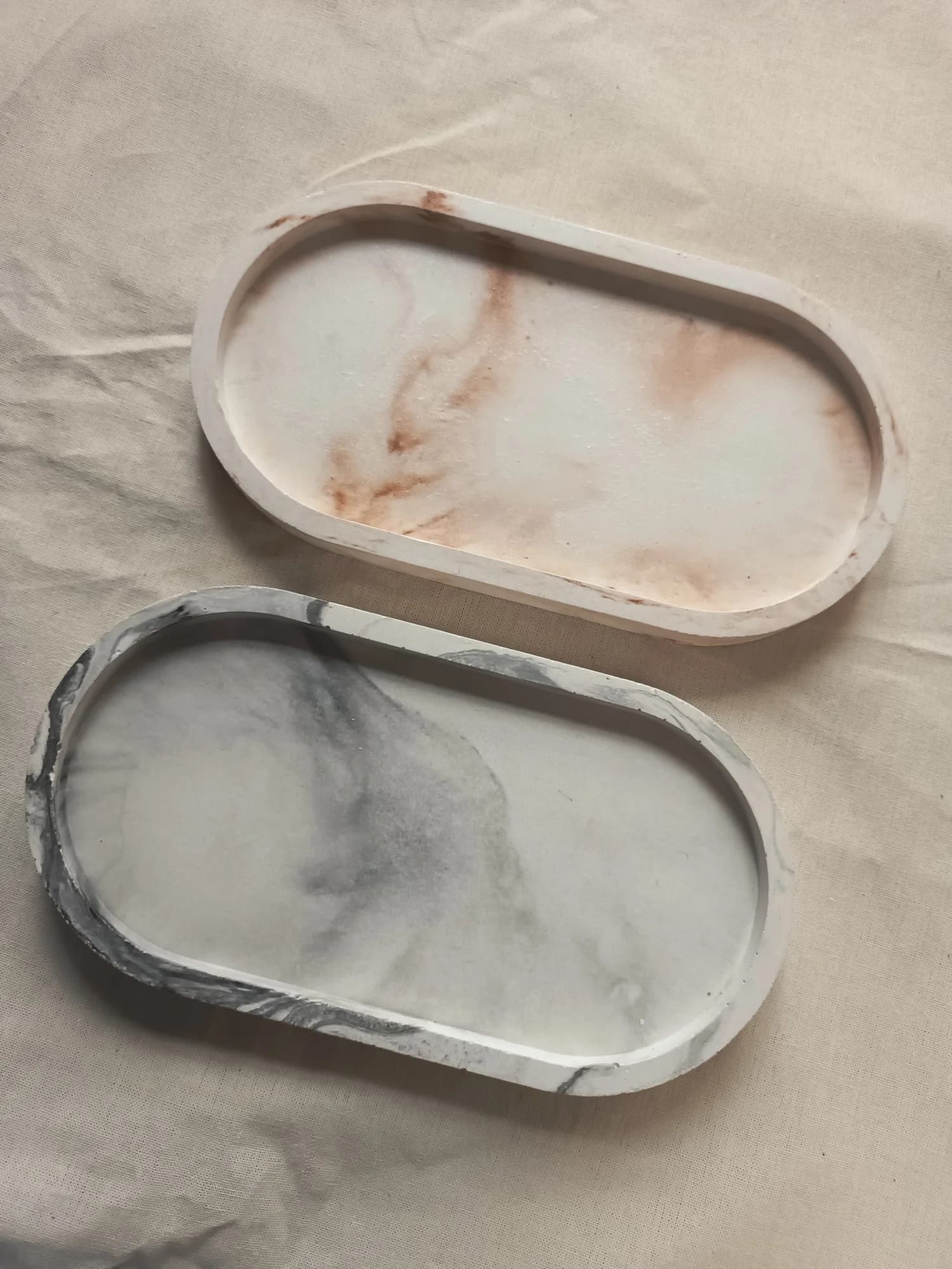 Bandeja Oval Marmolada - Rosé Deco — foto 4